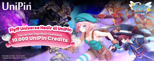 Flyff Universe Hadir di UniPin! Top Up & Dapatkan Cashback Menarik